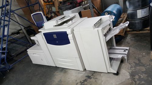 Xerox 700 digital color press copier printer single oversize w/ booklet maker for sale