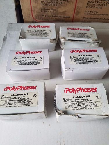 PolyPhaser AL-LSXM-ME (6) New Old Stock Ham Radio Coax WiFi