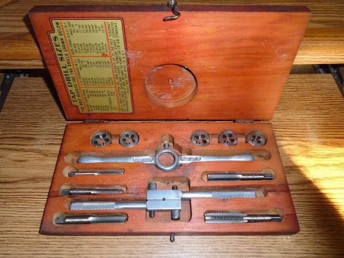Ace hanson tap &amp; die set machinist mechanics tools for sale