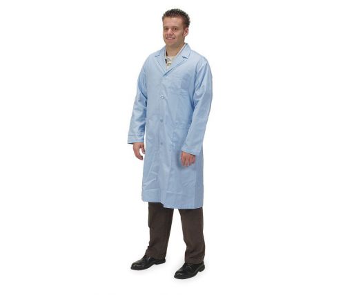 4TVP6 Collared Lab Coat, Male, S, Light Blue *13B*