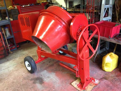 Stow 6 cf concrete mixer multiquip bartell packer electric start 8 hp gas motor for sale