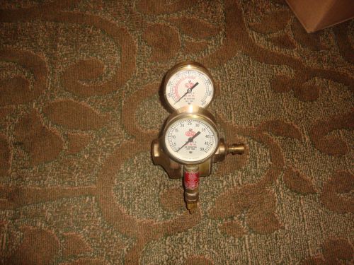 used airco o p nitrogen regulator style 8429 bell system/western electric rare