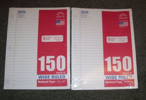 LOT SCHOOL SUPPLIES WIDE RULED NOTEBOOK PAPER 7 FISKAR SCISSORS 16 PENCILS NEW