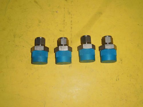 4 NEW SWAGELOK SS-810-1-16 MALE CONNECTOR 1/2&#034; TUBE OD x 1&#034; MALE NPT