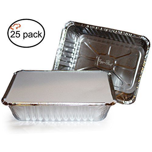 Tigerchef tc-20337 durable aluminum oblong foil pan containers with clear board for sale