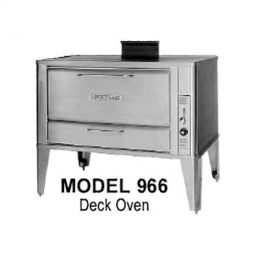 Blodgett 966 double gas double deck 42&#034;w x 32&#034;d pizza oven for sale