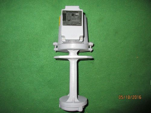 New graymills cast iron immersion centrifugal pump imv08-f   1/8 hp, 3450 rpm for sale