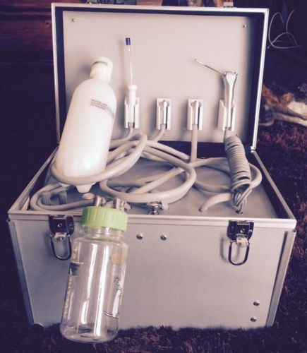 HYGIENIST PORTABLE DENTAL UNIT W/UPGRADED SUCTION &amp; SONIX AIR SCALER HANDPIECE