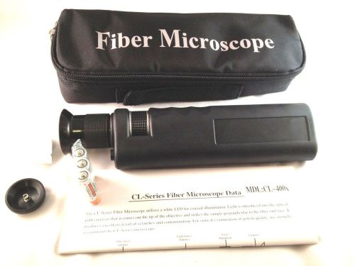 Ade advanced optics fiber optical microscope optic scope 400x  light ap cl400 for sale