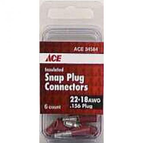 6Pk 22-18Awg Snap Plug Connectors Ace Wire Connectors 34564 082901345640