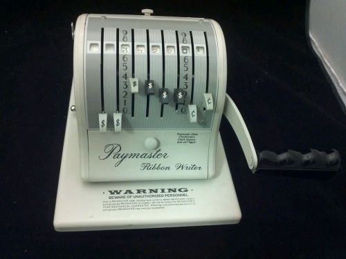 Vintage Paymaster Ribbon Writer - SERIES 8000B w/cover