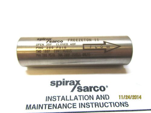 1/2&#034; sarco freezeton ii freeze protection valve, 200psi, npt, brand new for sale