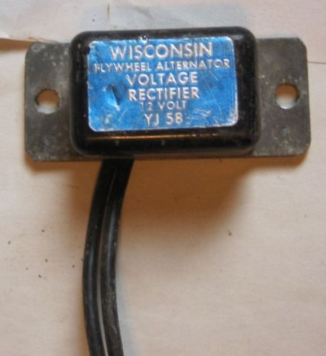 Wisconsin Engine YJ 58 Voltage Rectifier