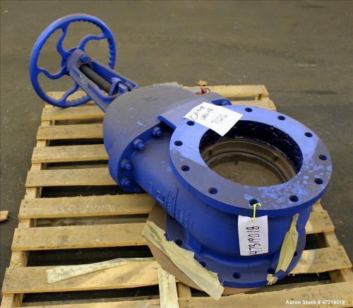 Used- crane manual gate valve, 12&#034; diameter, class 125, carbon steel. for sale