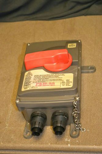 PASS &amp; SEYMOUR DISCONNECT PS30-SS 30AMP 600VOLT NON-FUSIBLE