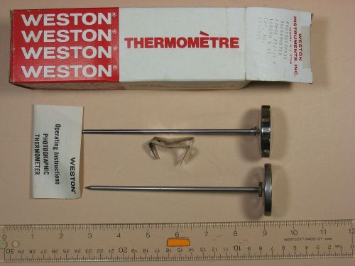Two Photographic Thermometers, One is Weston the other is Star-D