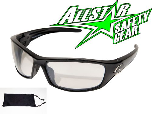 Edge Eyewear Reclus Clear Mirror Lens Safety Glasses SR111AR Tactical w/ POUCH