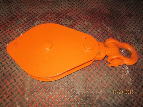 Large snatch block heavy tonnage pulley   (1215-30) for sale
