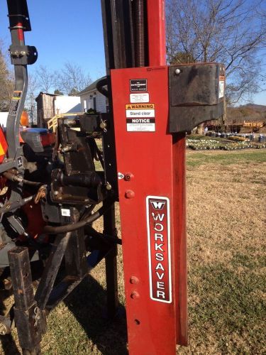 WORKSAVER HPD-20 80kLB&#039;S DRIVING FORCE! 3PT HYDRAULIC POST DRIVER, POST POUNDER