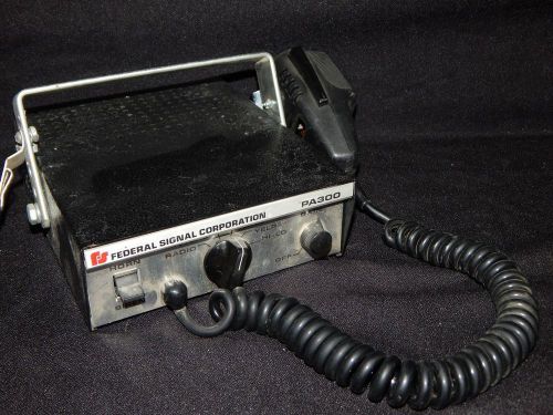 FEDERAL SIGNAL CORPORATION PA300 ELECTRONIC SIREN WORKS WITH MIC