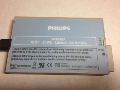 Philips Health Care M4605A Rechargeable Lithium Ion Battery 10.8v 65Wh 3ICR19/65