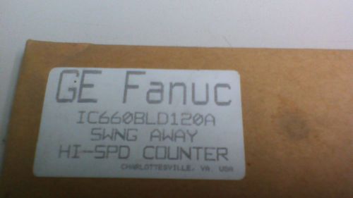 GE FANUC IC600BLD120A HI-SPEED COUNTER PLC MODULE   C51
