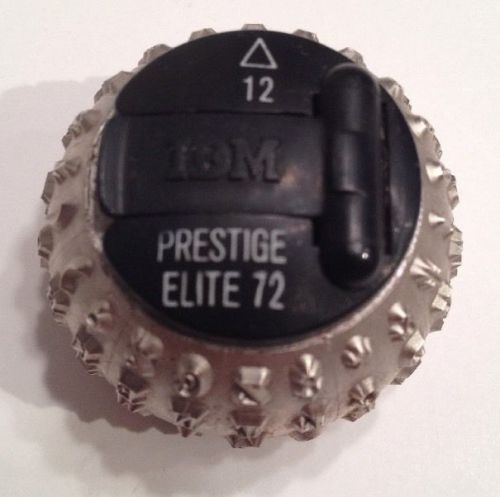 IBM Golf Ball Type Element Font Prestige Elite 72 12 pitch  Selectric Typewriter