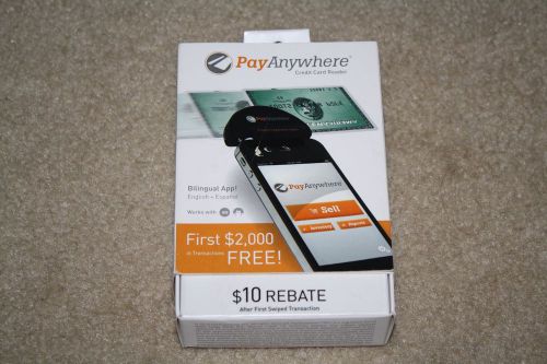 NEW Pay Anywhere Smartphone Tablet Mobile Credit Card Reader Device