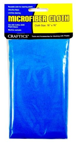 2 PACK Microfiber Smooth Towel (Blue) 16&#034; x 16&#034;