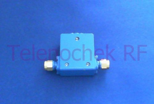 RF microwave single junction isolator 3591 MHz - 8100 MHz / 10 Watt / data