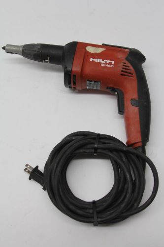 Hilti sd 4500 drywall screwgun 120v 60hz 6.5 amps corded electric for sale