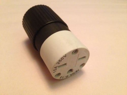 Bryant 5669nc straight blade connector nema 6-15r 15a 250v for sale