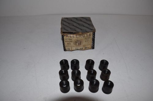 Allenuts Internal Wrenching Nuts Allenoy Steel 1/2&#034; Thread 13 NC Total of 12