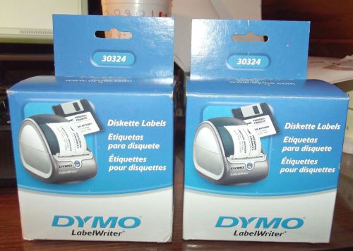 NEW 2 boxes of Dymo LabelWriter Labels 30324 2 1/8 by 2 3/4 Inches 320 Labels