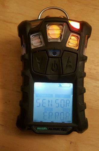 Msa altair 4x multigas detector for lel, co, h2s, and o2 for sale