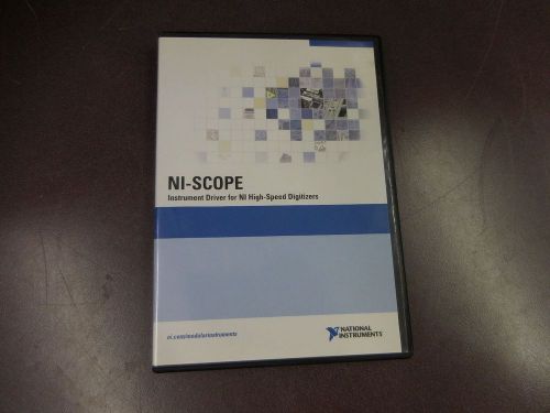 NI-SCOPE INSTRUMENT DRIVER FOR NI HIGH-SPEED DIGITIZERS 8402D-BIN