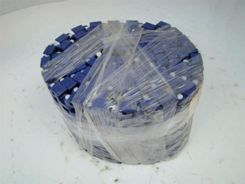 Conveyor belt m3840 radius flush grid acetal blue 7.8&#034; x 10&#039; for sale