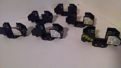NEW LOT OF (6) SQUARE D FUSE HOLDER FB1211 NEW