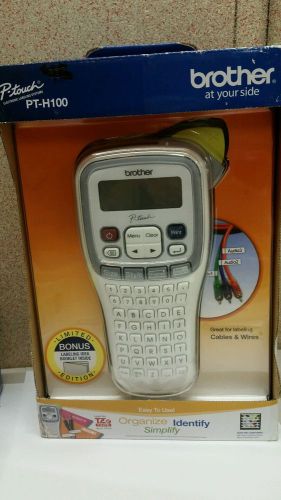 Brother P-Touch PT-H100 Handheld Easy Label Maker NEW