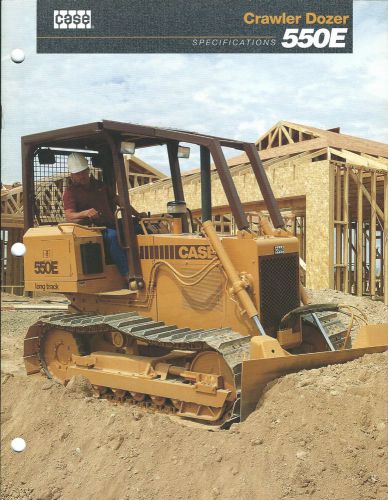 Equipment Brochure - Case - 550E - Crawler Dozer - 1993 (E2959)