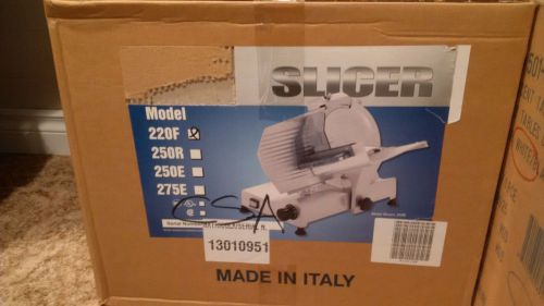 Premium Omcan New Meat Slicer - Made in Italy