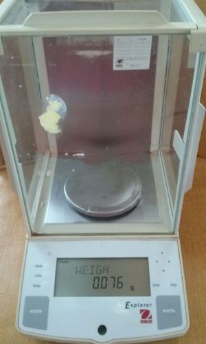OHAUS EXPLORER LAB SCALE #E04130 ANALYTICAL DIGITAL BALANCE SCALE...MAX 410grams