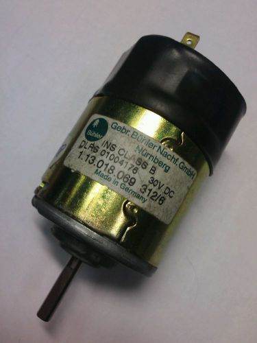 Dc motor 30v buhler new germany ins class b dlrs 01004176 1.13.018.069 312/6 for sale