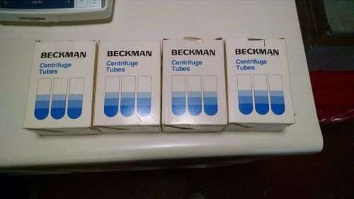 Beckman Thick Wall Polypropylene 3.5 ml Centrifuge Tubes (92 count)