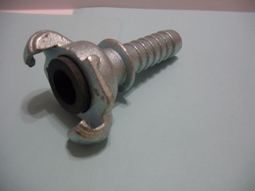 Plated Steel Global Air Hose Fitting Universal Coupling 3/4&#034;ID Barbed Jackhammer