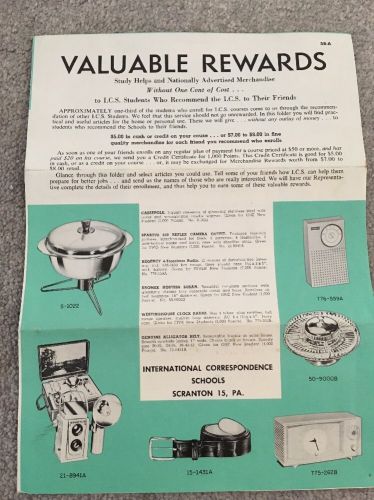 Vintage I.C.S. Valuable Rewards Scranton , PA