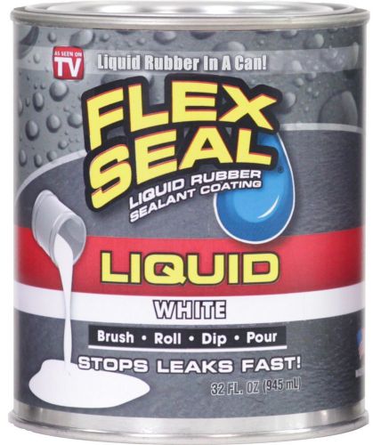 Flex Seal Liquid Jumbo 32 Ounce (White) Free Priority Shipping US Seller