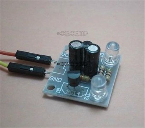 5pcs simple flash light kit 5mm led simple flash circuit production suite ic d w for sale