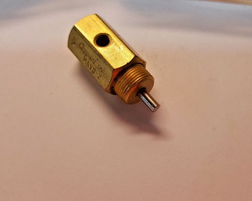 Clippard mavo-2  stem valve, 2-way  #10/32 inlet,  brass  nos in mfr&#039;s pkg for sale