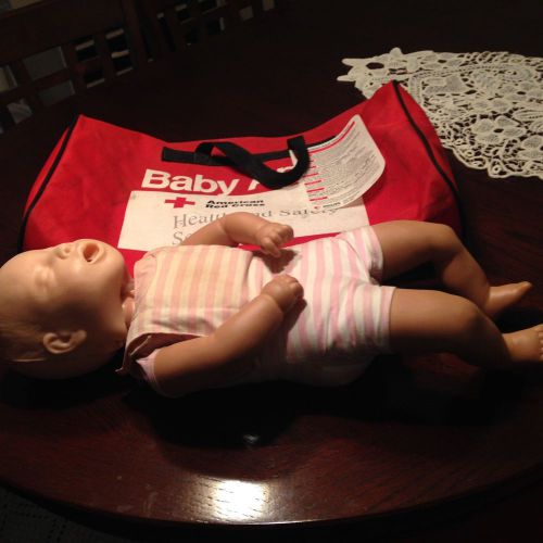RED CROSS CPR MANIKIN BABY ANNE WITH CANVAS CARRYING BAG